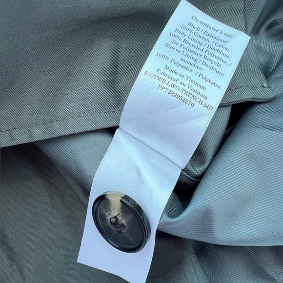 Everlane The Modern Trench Coat Size XS - Picture 15 of 16